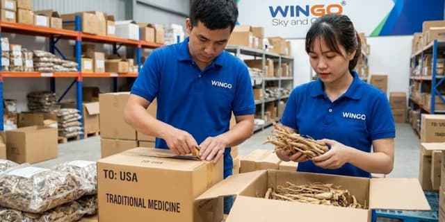 Hình ảnh vận chuyển thực tế tại Wingo Logistics