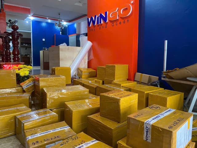 Hình ảnh vận chuyển thực tế tại Wingo Logistics