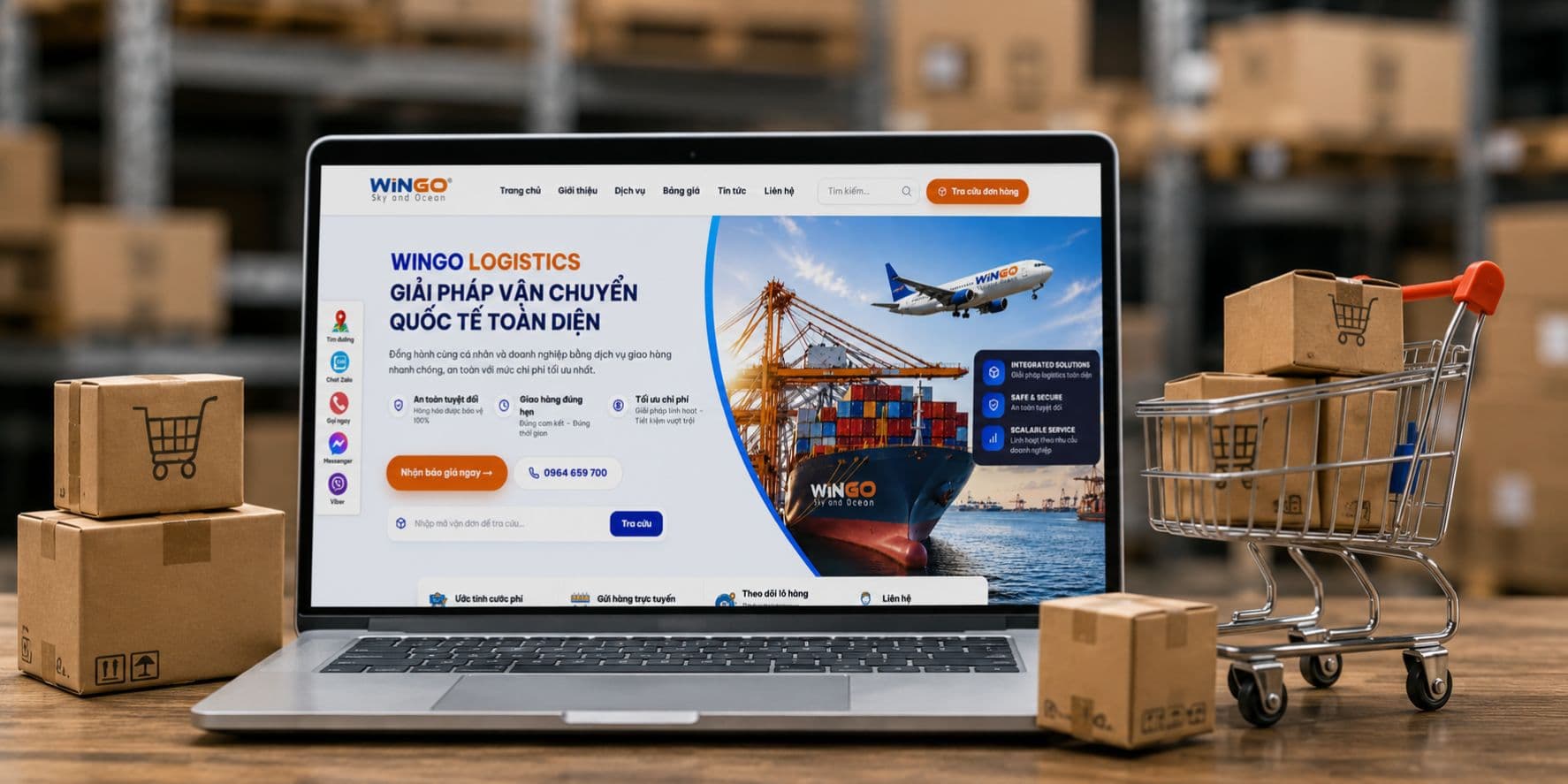 Vận chuyển và thực hiện Thương mại điện tử